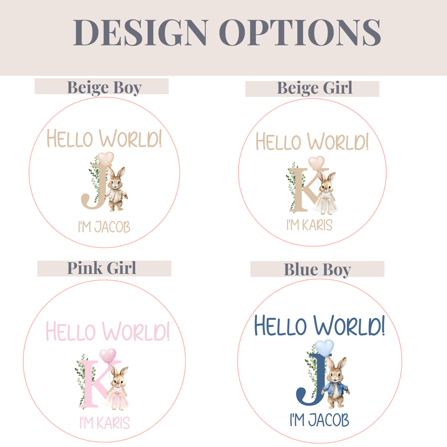 Hello World personalised baby Vest