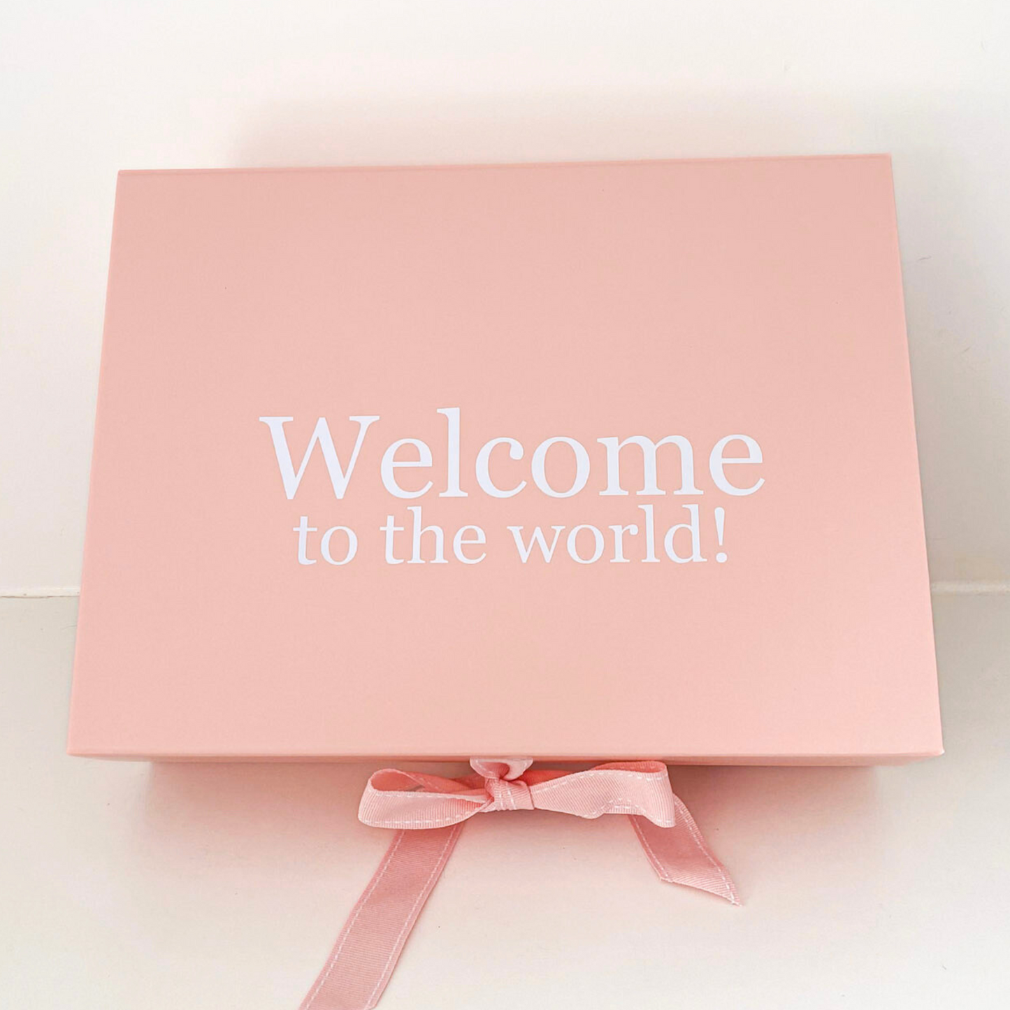 Personalised Baby Gift Box – Pink
