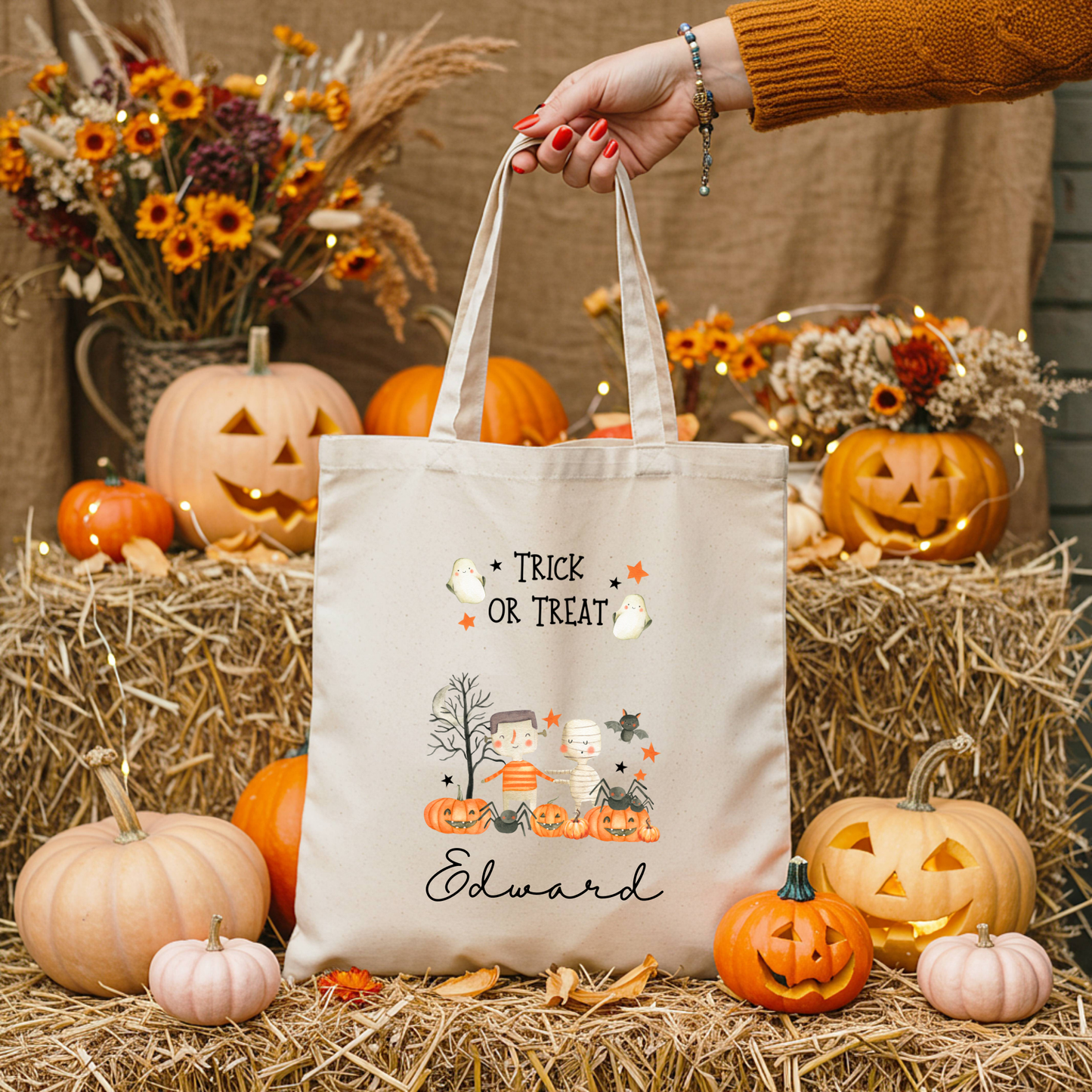 Halloween tote bag - Frankenstein