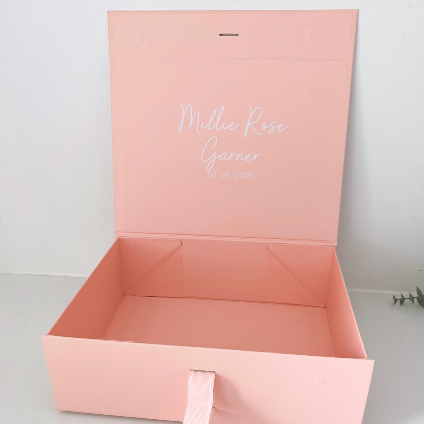 Personalised Baby Gift Box – Pink