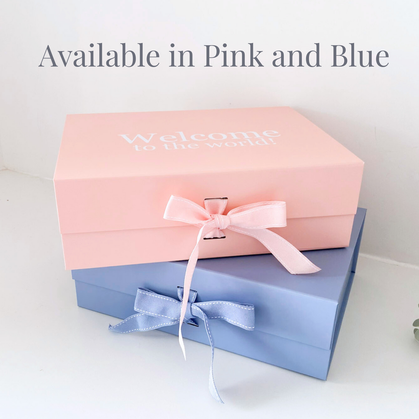 Personalised Baby Gift Box – Pink