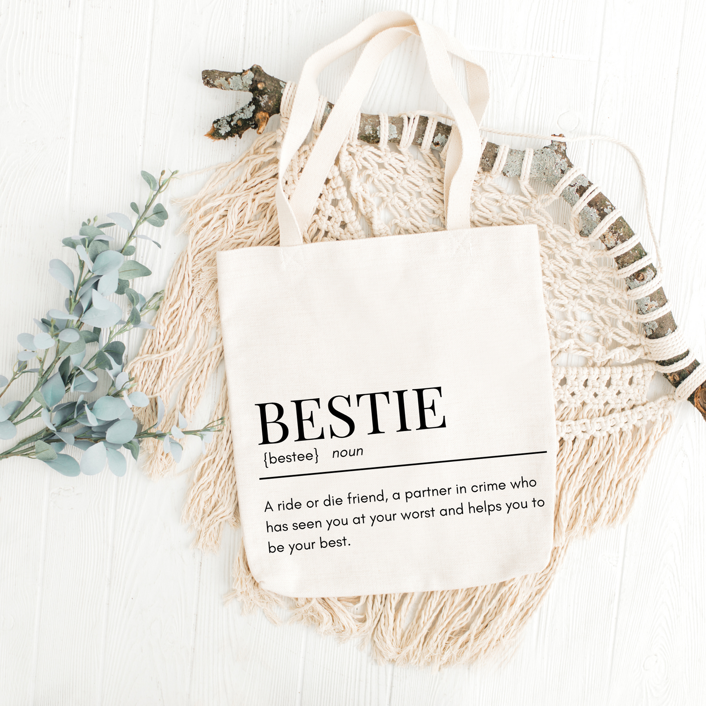 Bestie Definition Tote bag