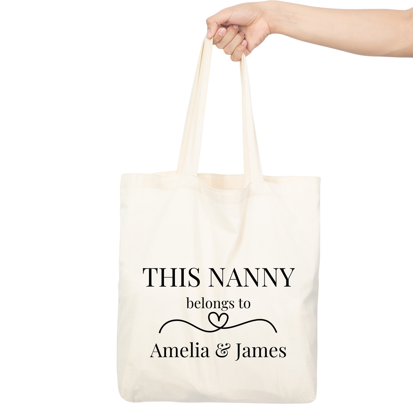 Personalised Nanny Tote Bag