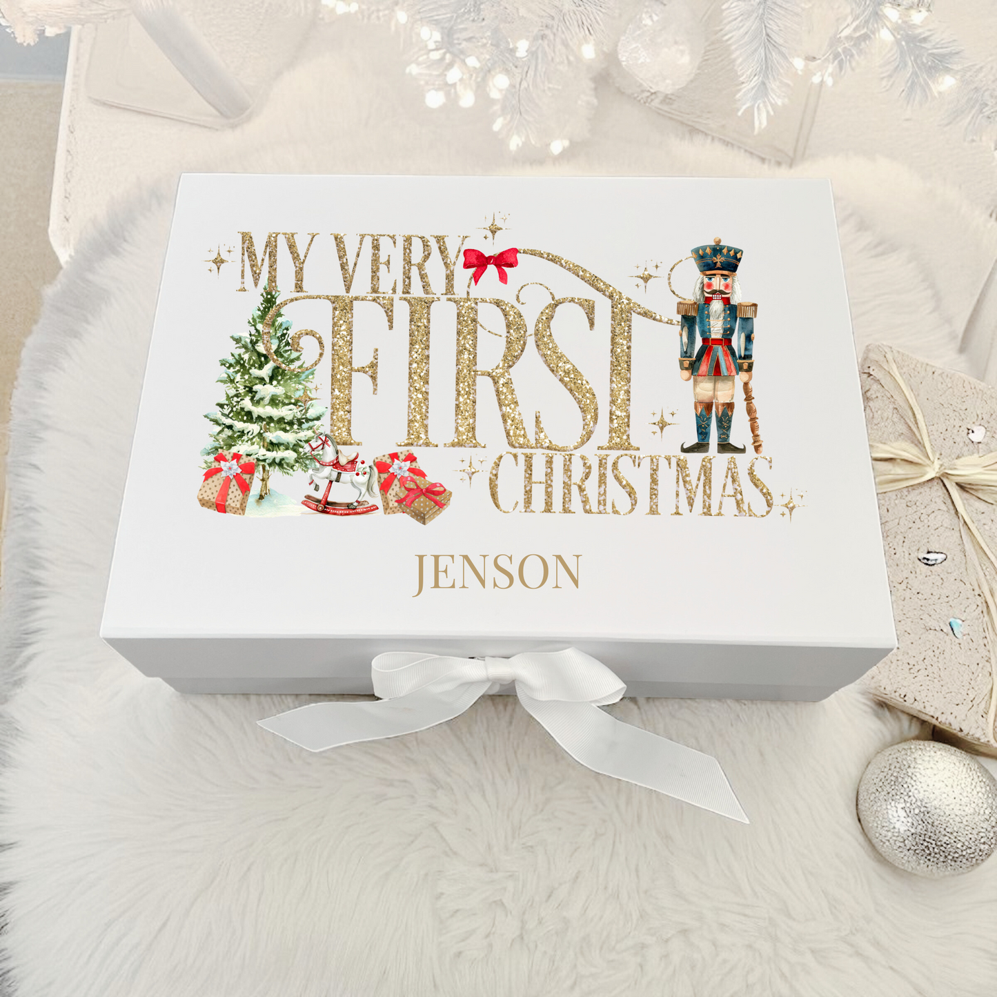 My First Christmas Gift Box - Nutcracker Blue