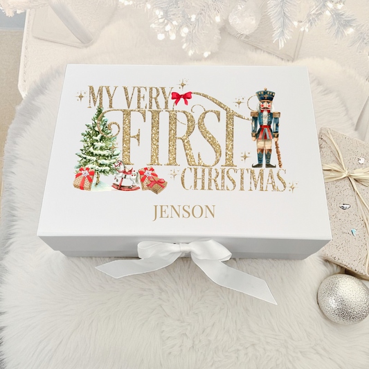 My First Christmas Gift Box - Nutcracker Blue