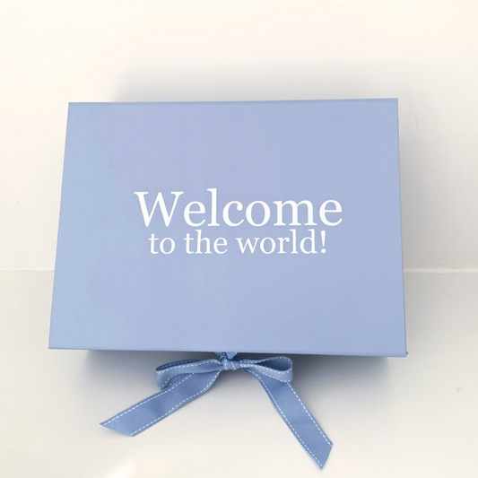 Personalised Baby Gift Box – Blue