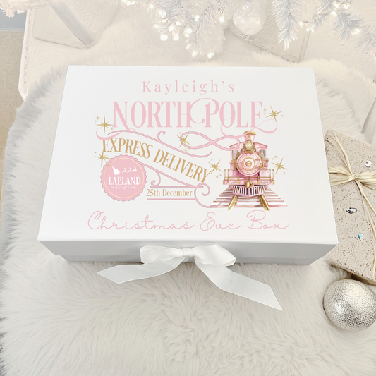 Christmas Eve Box - Express Train Pink
