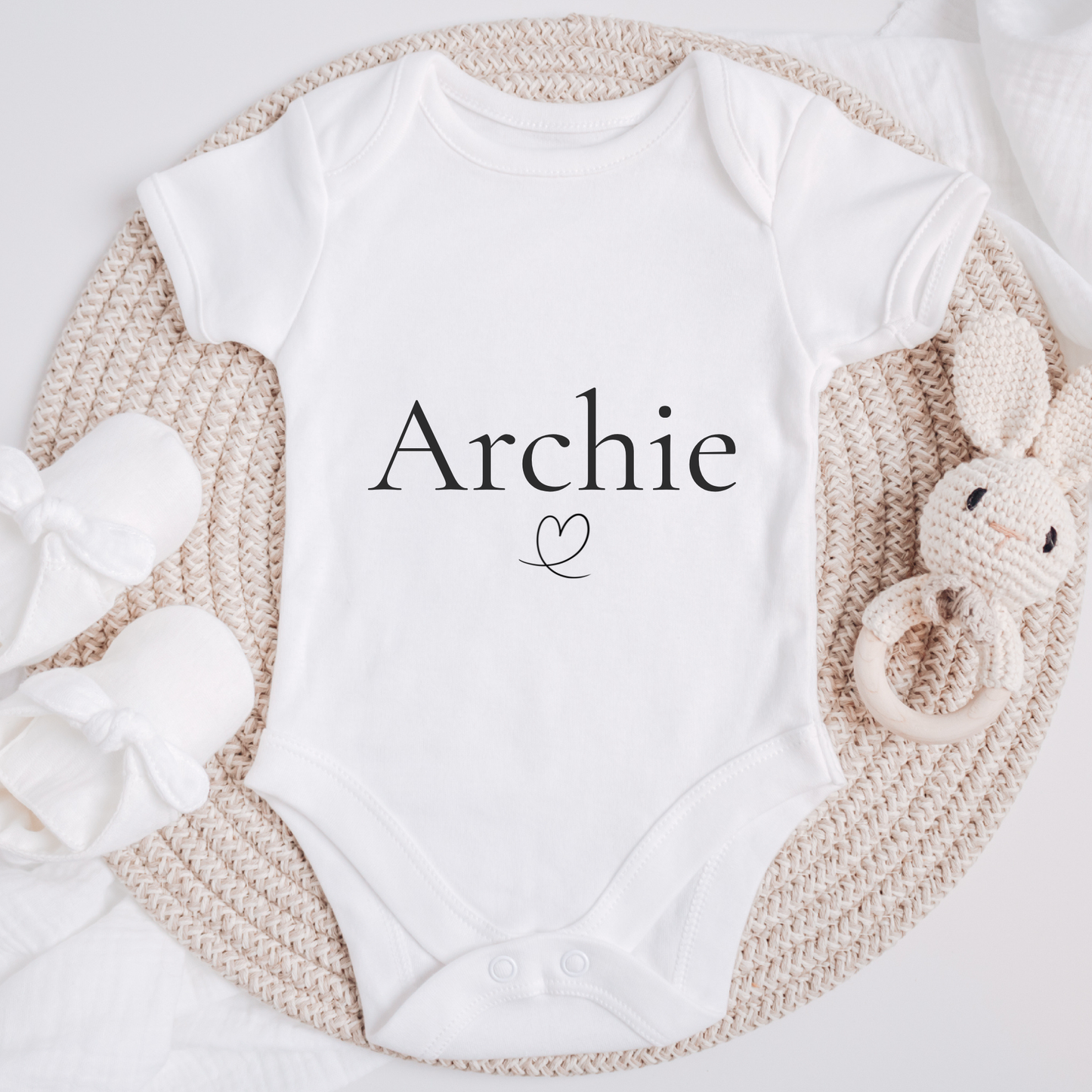 Personalised Baby Name Sleepsuit