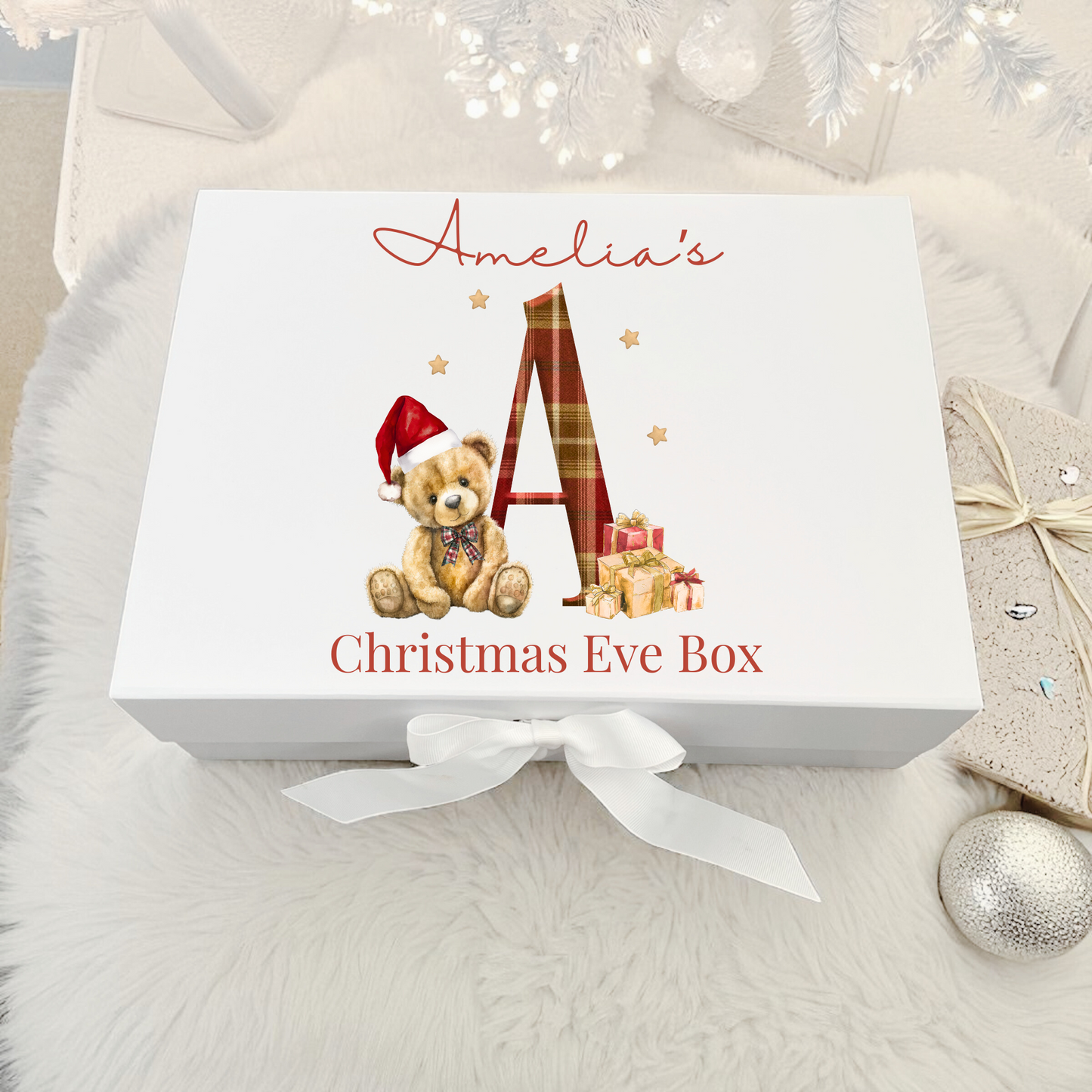 Christmas Eve Box - Tartan Initial