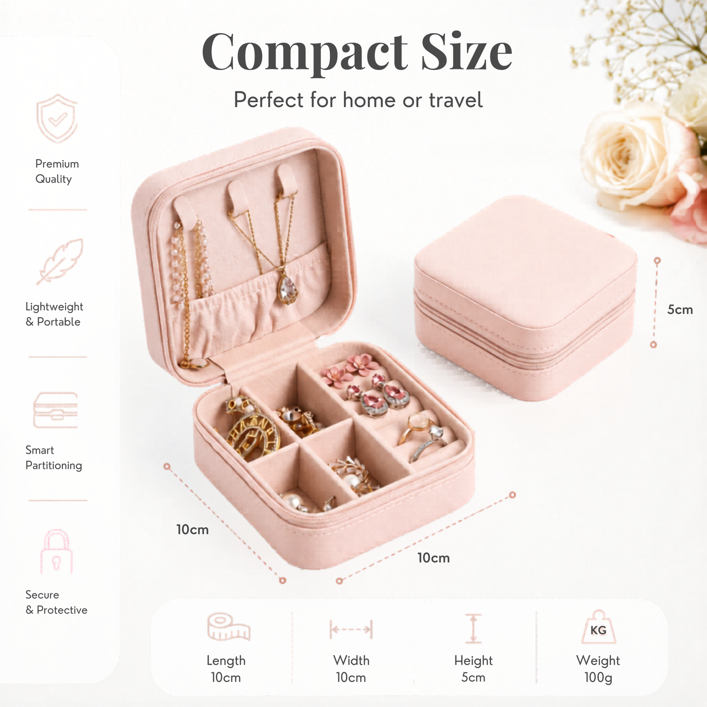 Personalised Travel Jewellery Box