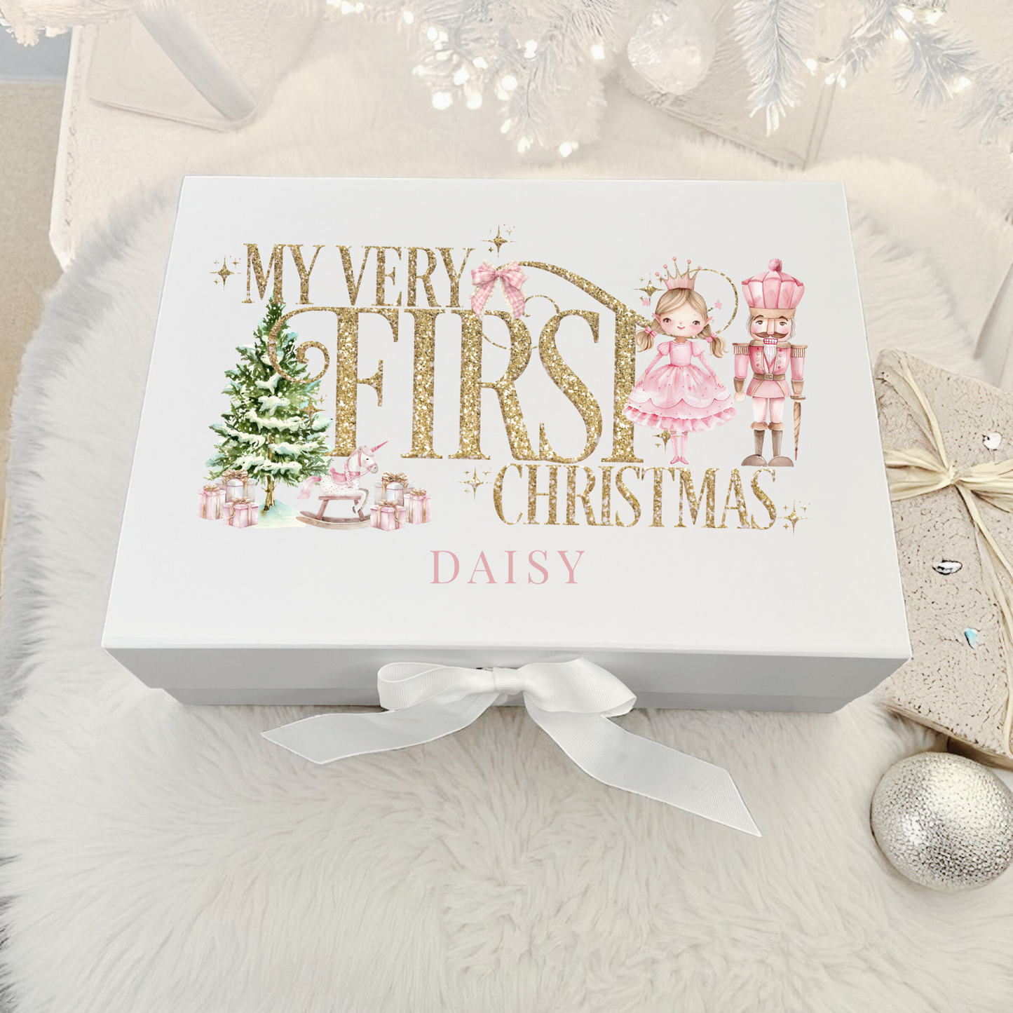 My First Christmas Gift Box - Nutcracker Pink