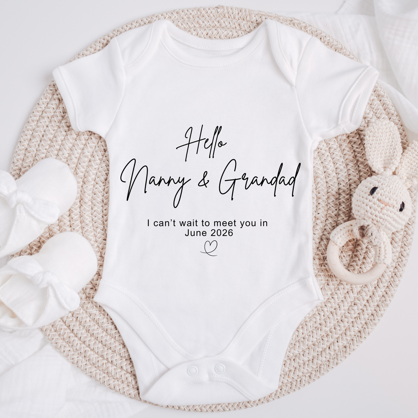 Grandparent Reveal Pregnancy Announcement Vest
