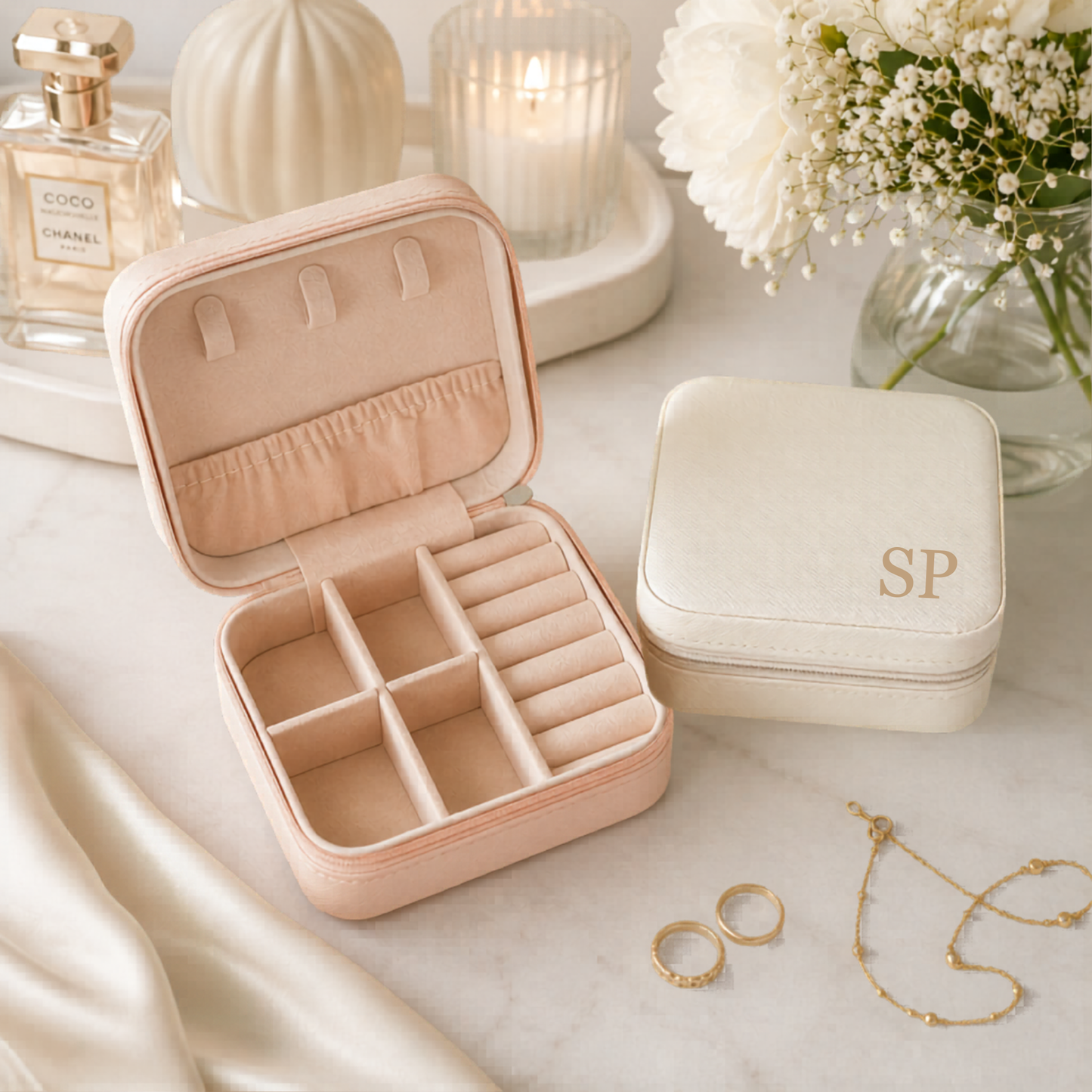 Personalised Travel Jewellery Box