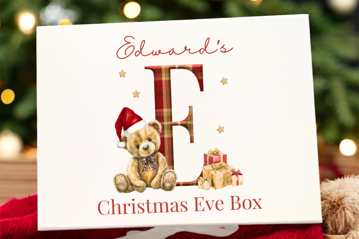Christmas Eve Box - Tartan Initial