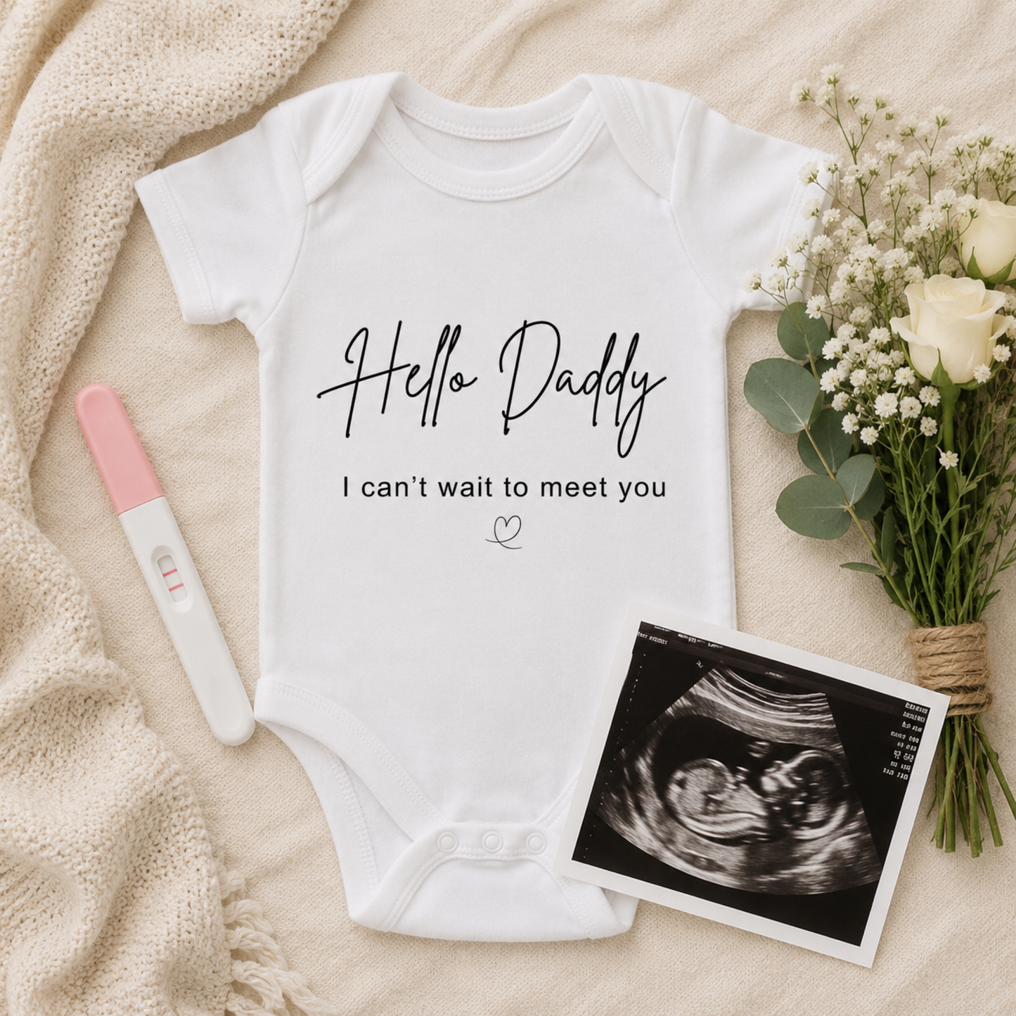 Daddy Reveal Pregnancy Announcement Vest