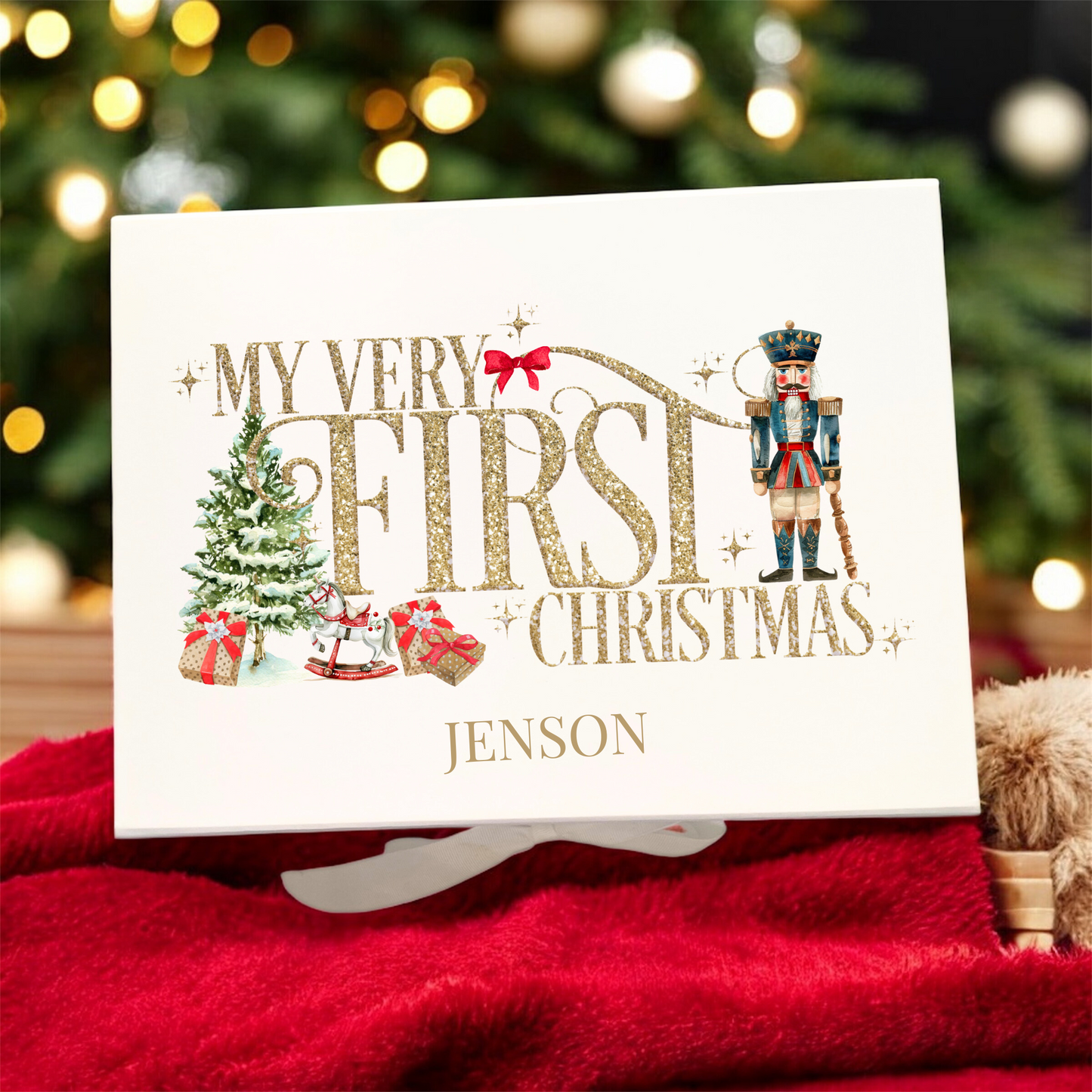 My First Christmas Gift Box - Nutcracker Blue