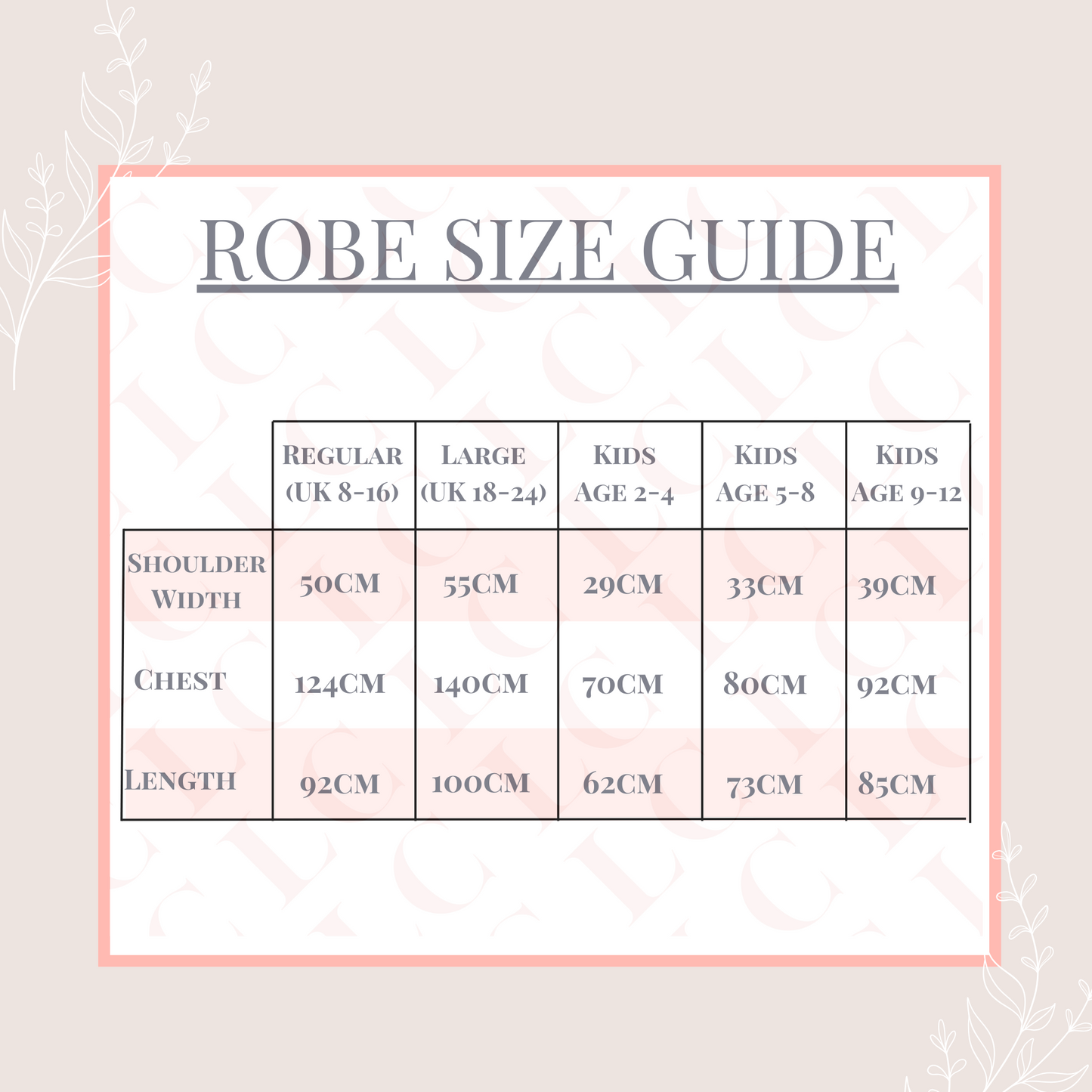 Personalised bridal robe gift set - Blush Pink