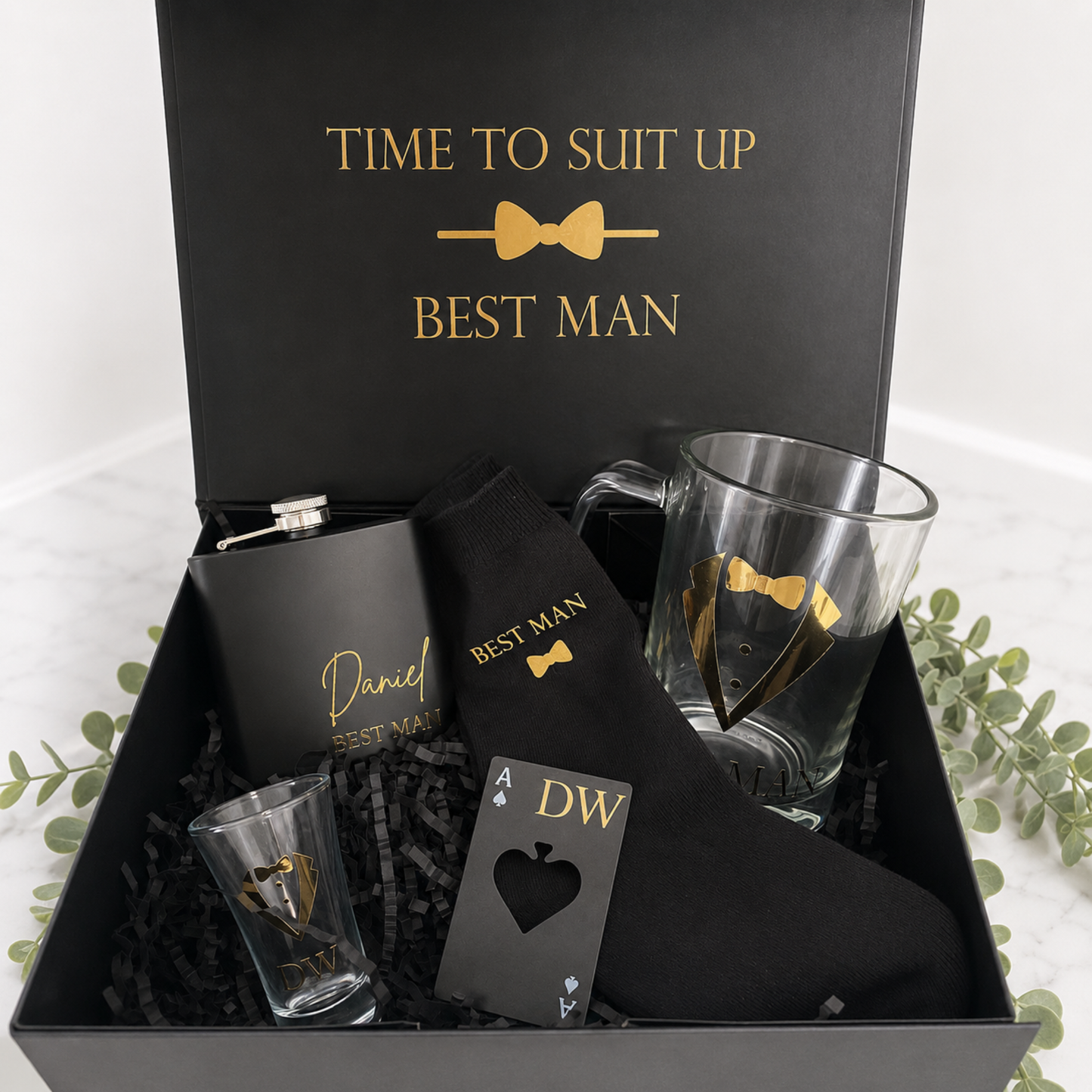 Personalised Groomsman Gift Box Set