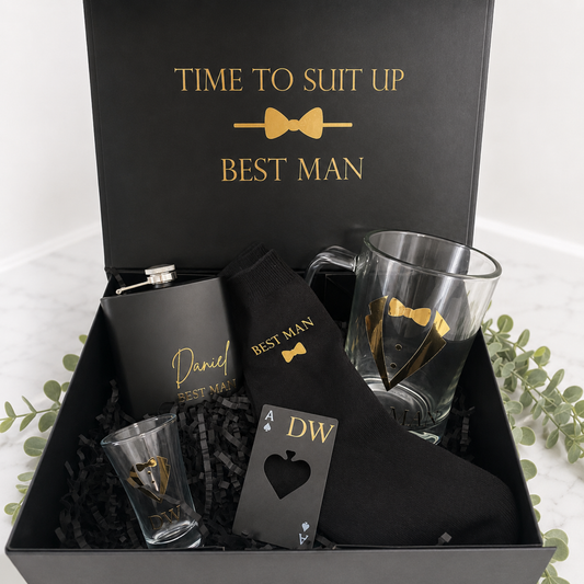 Personalised Groomsman Gift Box Set