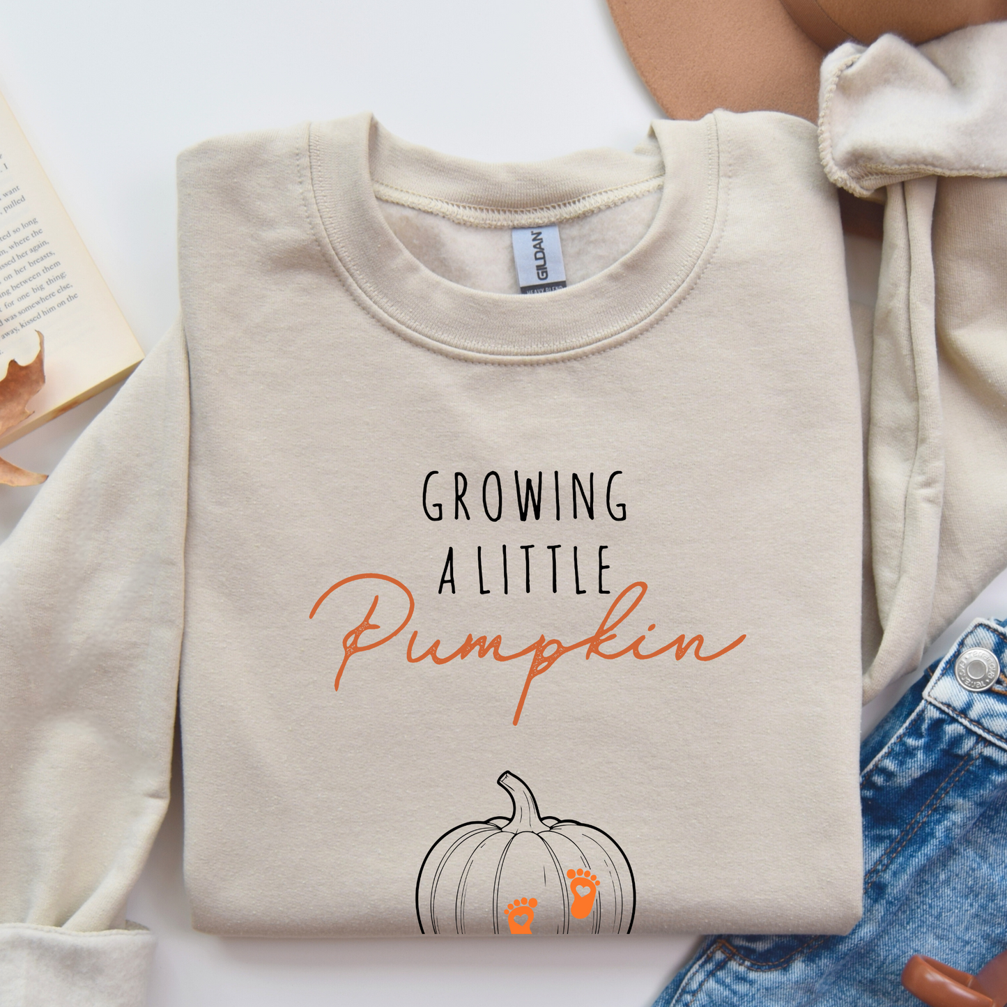 Halloween pregnancy announcement sweatshirt