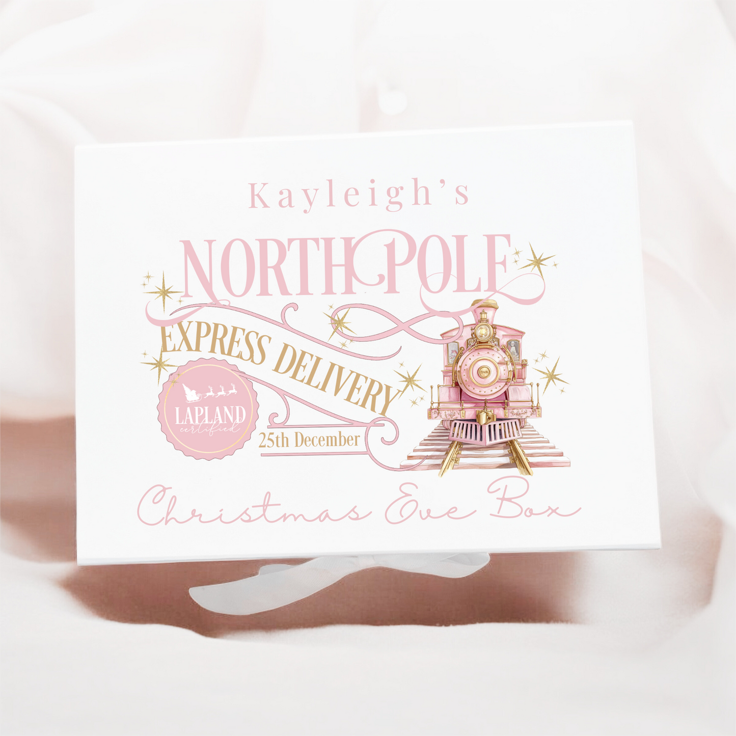 Christmas Eve Box - Express Train Pink