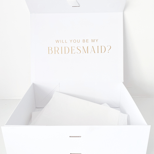 Personalised Bridesmaid Gift Box (Empty)