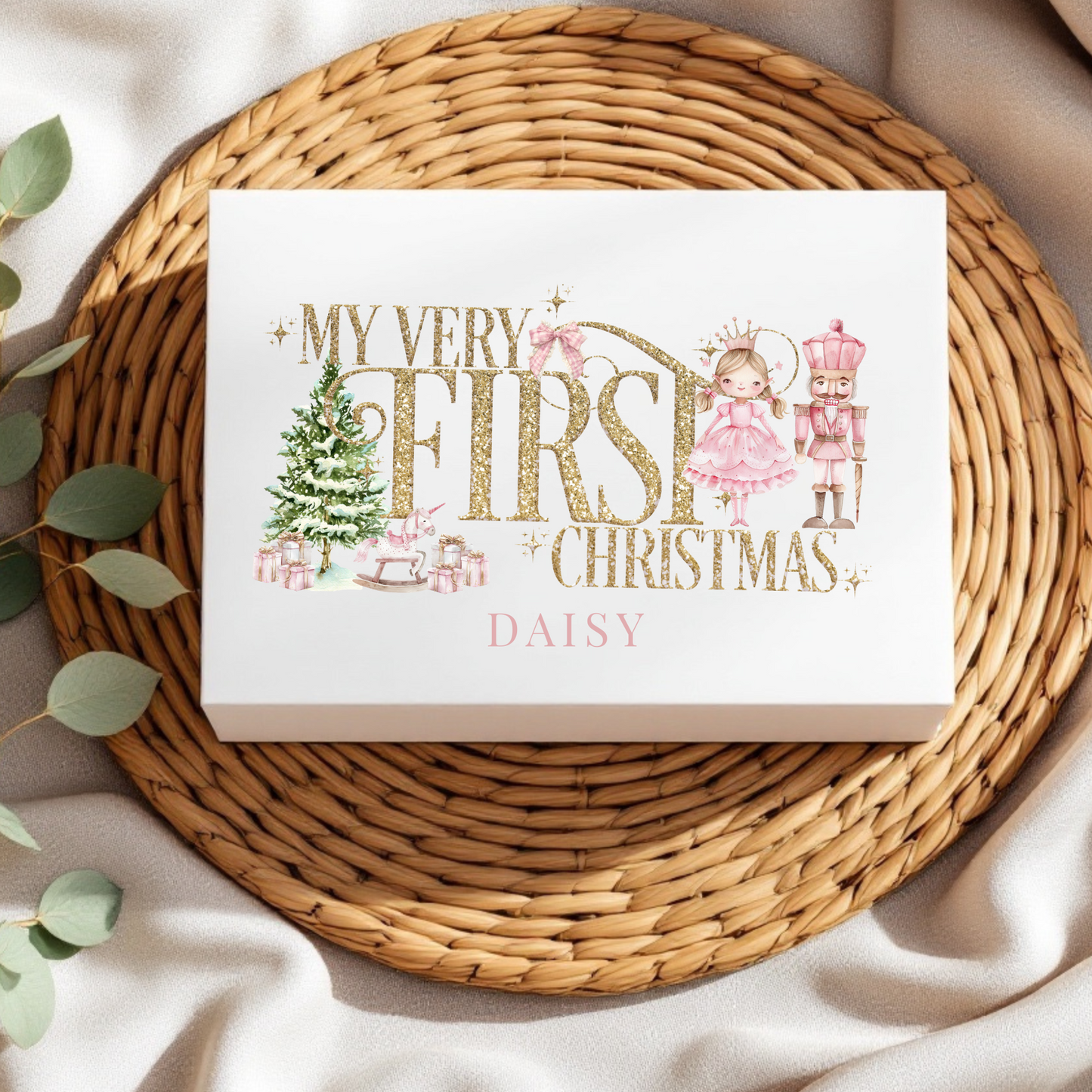 My First Christmas Gift Box - Nutcracker Pink