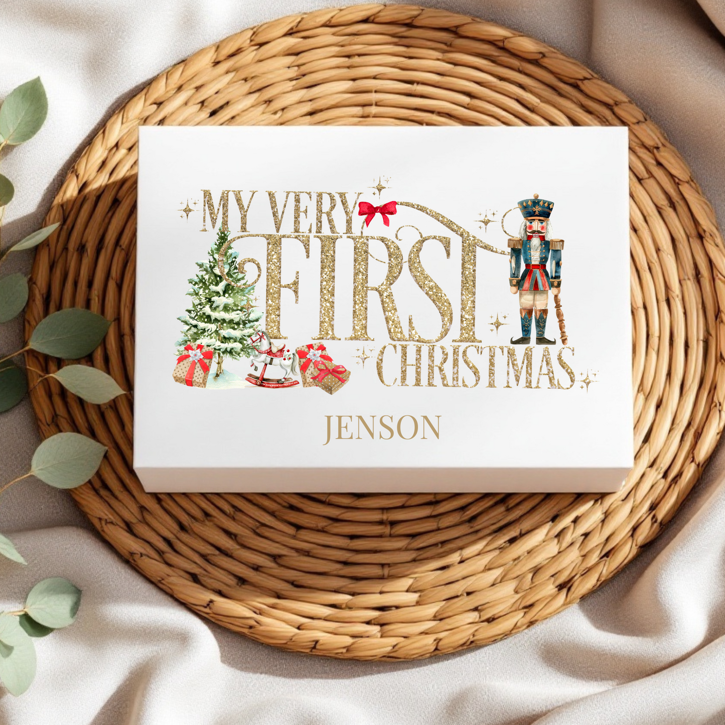 My First Christmas Gift Box - Nutcracker Blue