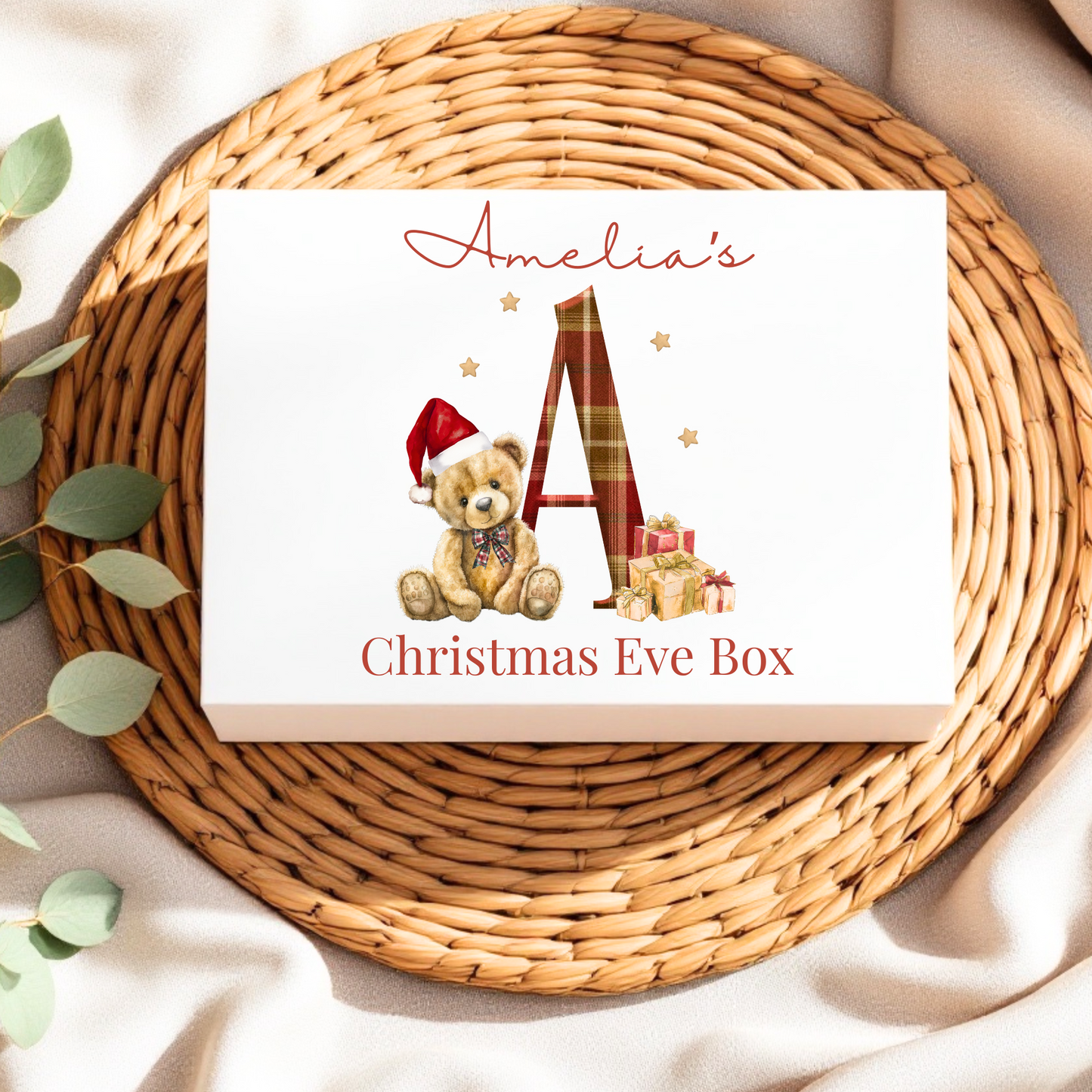 Christmas Eve Box - Tartan Initial