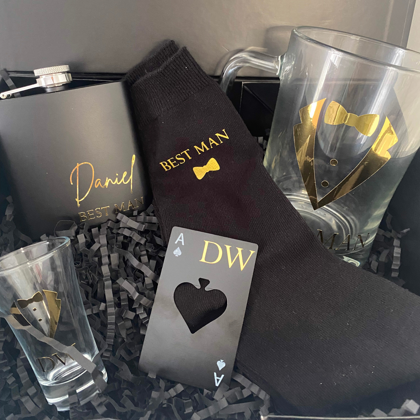 Personalised Groomsman Gift Box Set