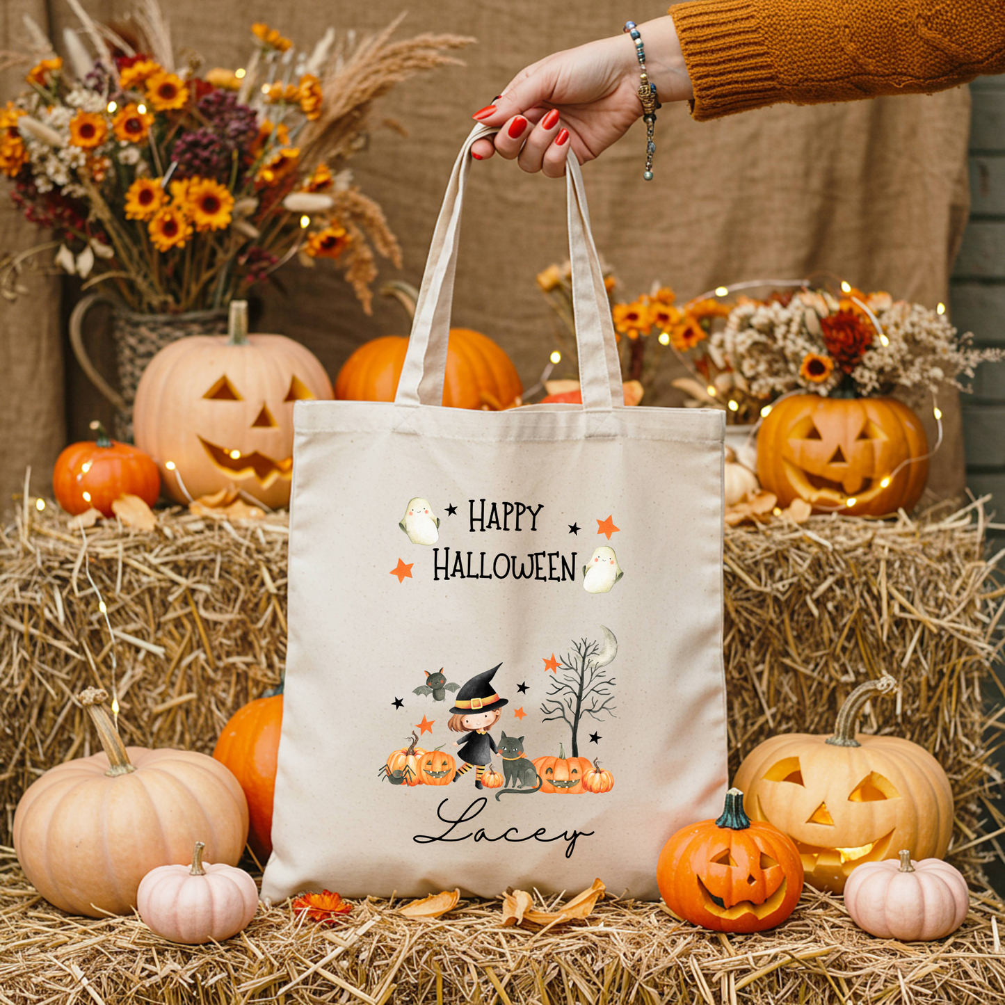 Halloween tote bag - Witch