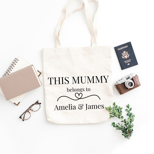 Personalised Mummy Tote Bag
