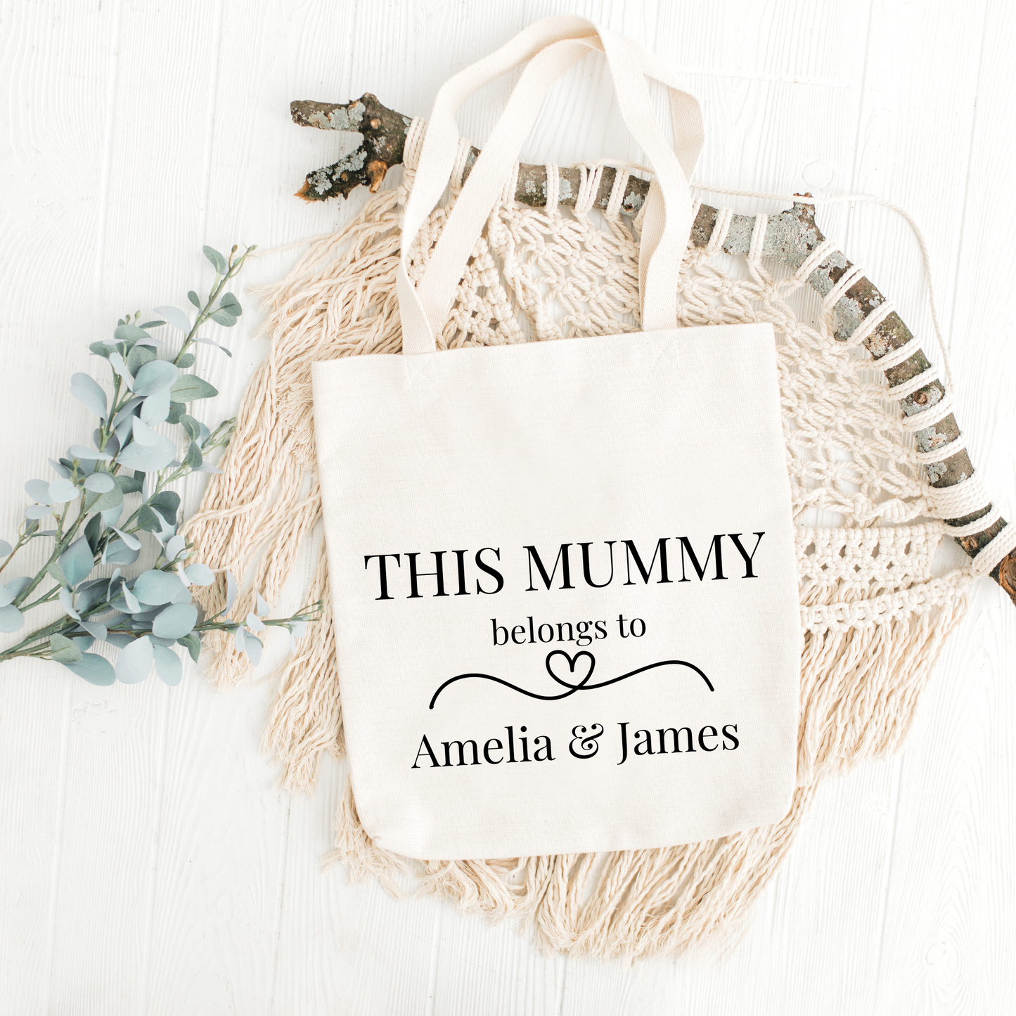 Personalised Mummy Tote Bag