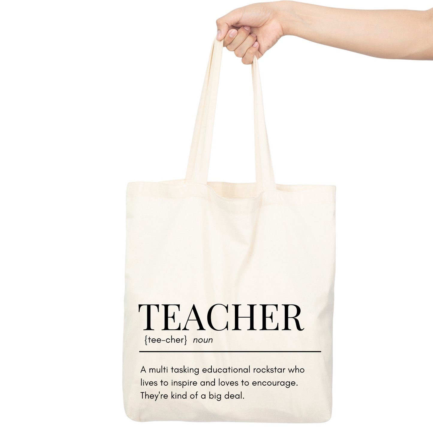 Teacher Definition Tote Bag
