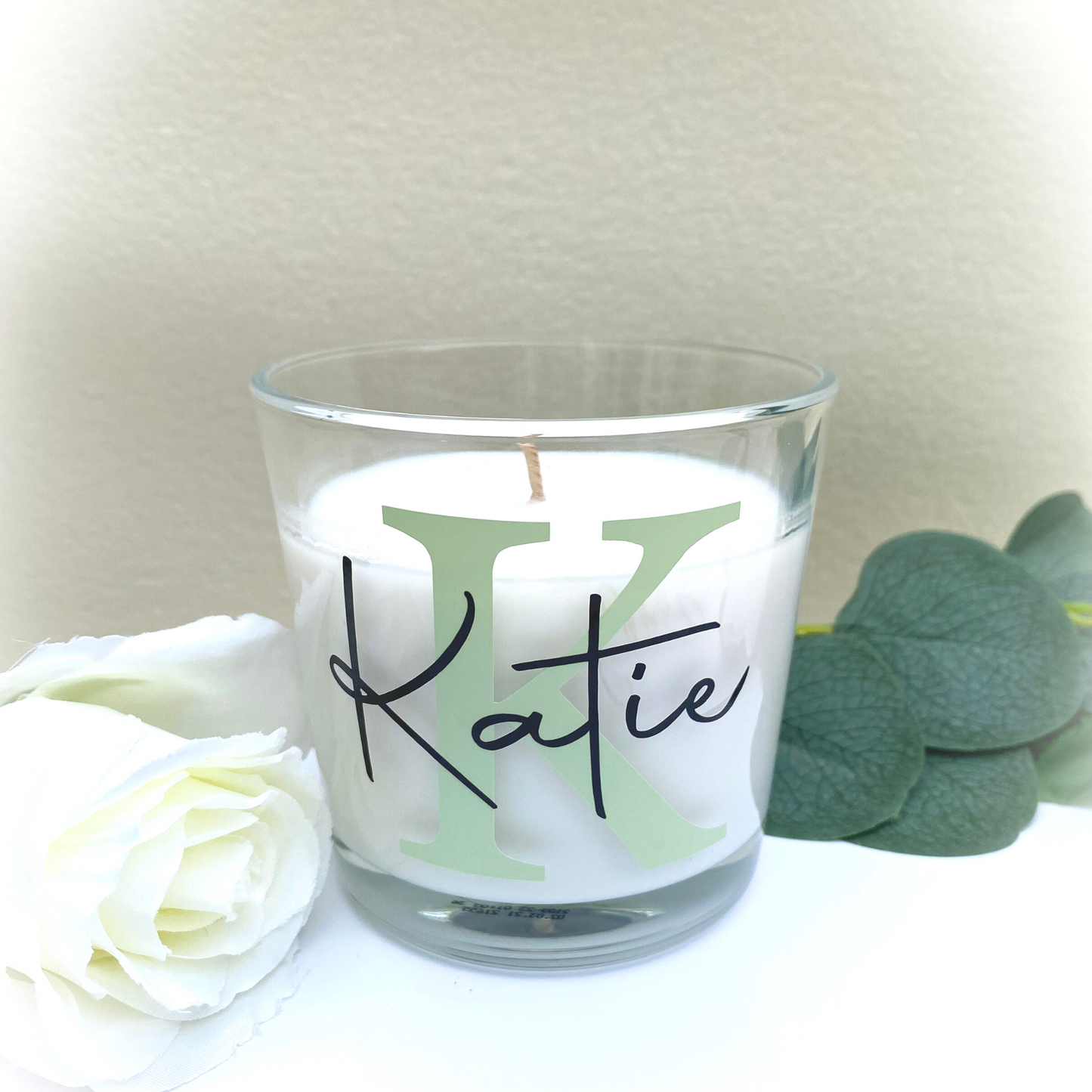 Personalised Vanilla Scented Candle