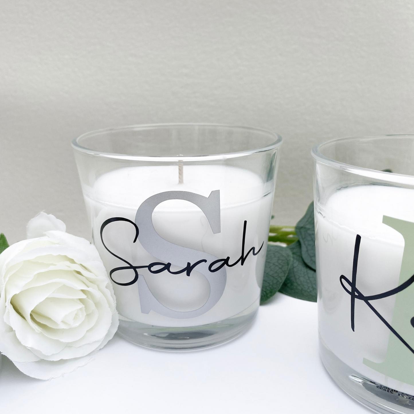 Personalised Vanilla Scented Candle